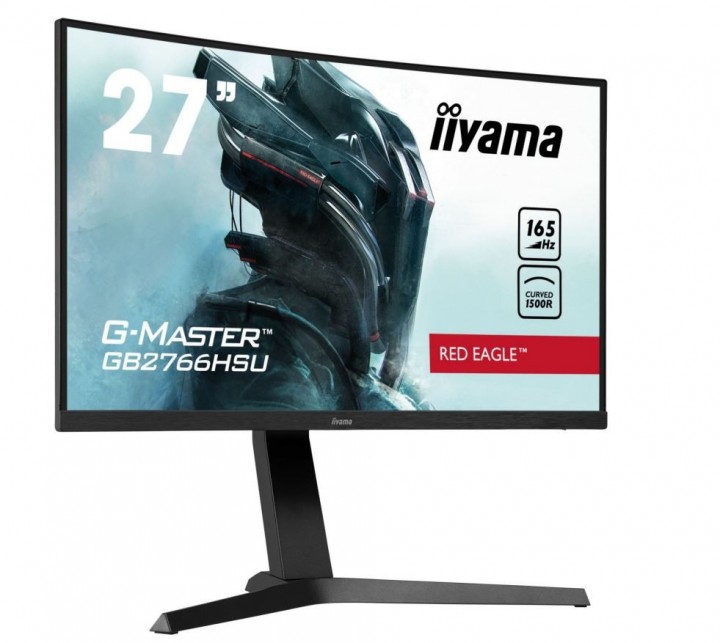Monitor IIYAMA GB2766HSU-B1 27 cali VA,165HZ,1500R,1MS,DP,HDMIx2,USB,FreeSyn